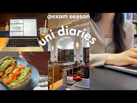 London uni vlog | spring break, finals season, study eat & repeat🥕