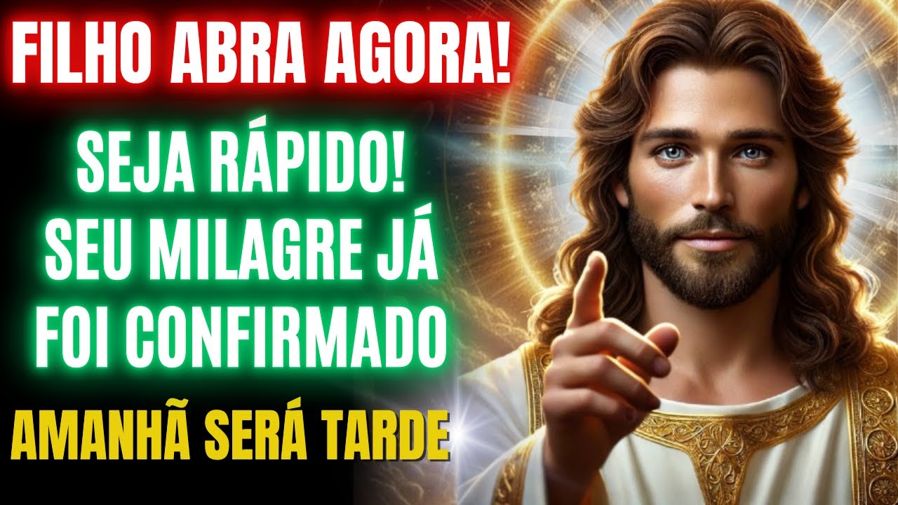 ✨ FILHO, EU DISSE QUE ENVIAREI! E AGORA ESTÁ EM SUAS MÃOS!