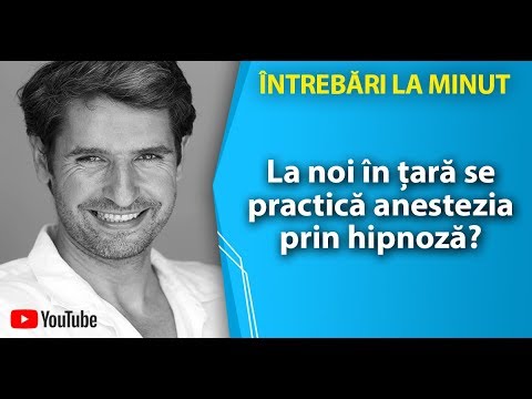 Anestezia prin Hipnoză - Întrebări la Minut