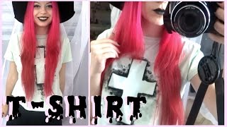 DIY: Pastel Goth T-Shirt