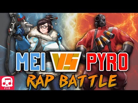 MEI VS PYRO RAP BATTLE by JT Music (Overwatch vs TF2)