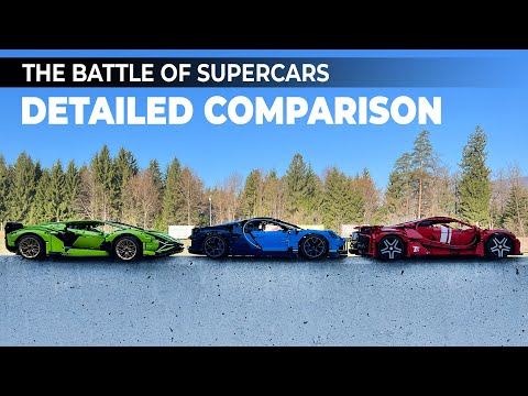 The Battle of Supercars made of LEGO® (Episode 4) - DETAILED COMPARISON
