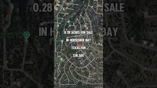 0.28 acres in Texas for $18,500 #shorts #fyp #realestate #texas #land #foryou #property #investing