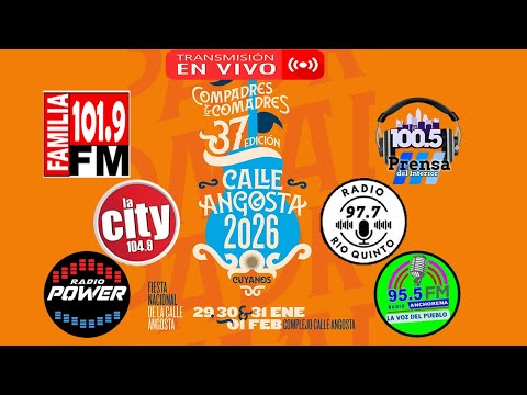 EN VIVO | Fiesta Nacional de la Calle Angosta 2026 – 4° Noche | Villa Mercedes