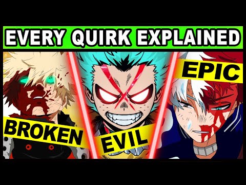 All 20 Class 1-A Quirks Explained! [2023 UPDATE] My Hero Academia / Boku no Hero Every Quirk in MHA