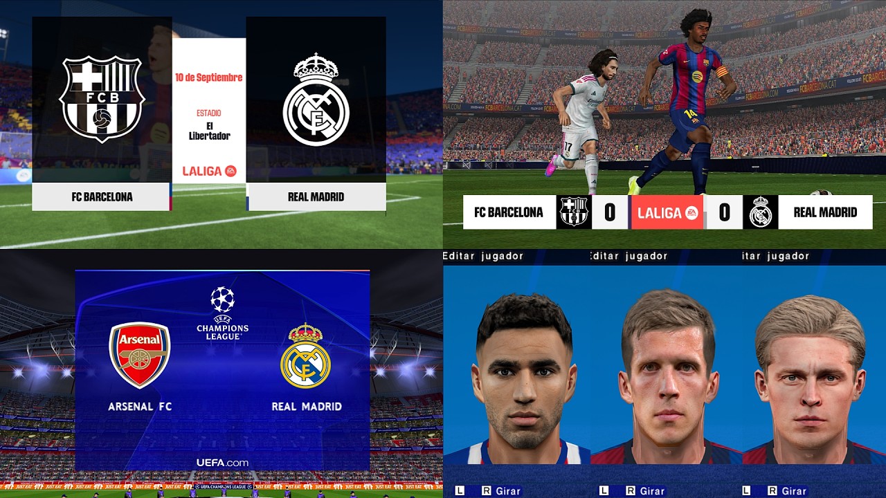 😱 ¡LLEGÓ LA V4! eFootball PES 2027 PPSSPP | NUEVAS FACES HD + CHAMPIONS 26/27 + CÁMARA PS5