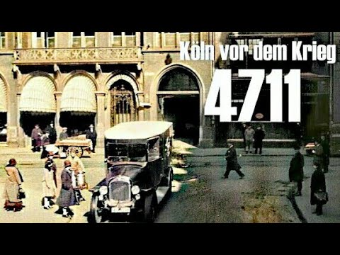 Köln vor dem Krieg (koloriert) - 4711 Eau de Cologne Fabrikation - Altstadt & Ehrenfeld - colorized