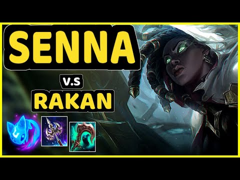 BIOFROST (SENNA) vs RAKAN - BOTTOM SUPPORT GAMEPLAY - NA Ranked GRANDMASTER