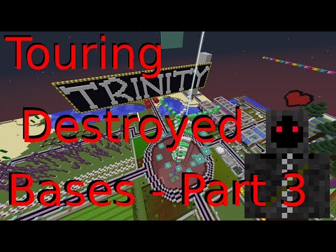 Touring Destroyed Anarchy Minecraft Bases On 9b9t - Part 3 | WiredTombstone Live Stream