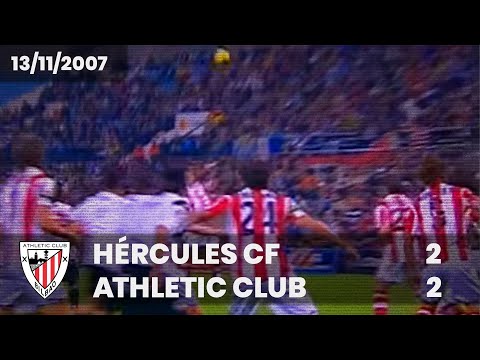 ⚽️ [Copa del Rey 07/08] 1/16 final (Ida) I Hércules CF 2 - Athletic Club 2 I LABURPENA