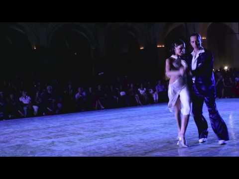  Gisela Natoli  and  Gustavo Rosas  are  dancing  at  Catania Tango Festival  in  2013