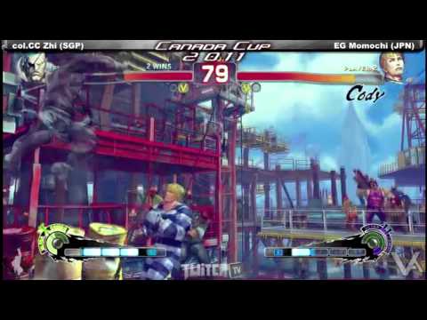 Canada Cup Gaming 2011 SSF4 AE col CC Zhi SGP vs EG Momochi JPN