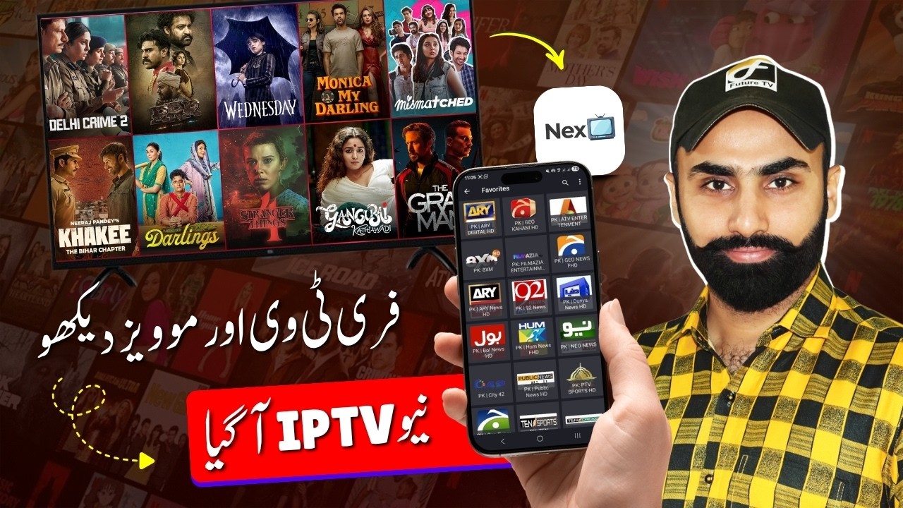 Watch Free Movies & Live TV on Mobile & LCD | Latest IPTV App 2026 (100% Working)
