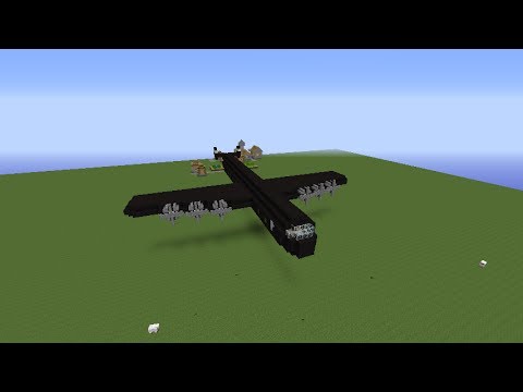 comment construire avion minecraft