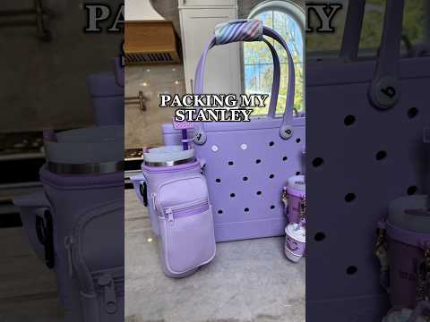 Packing Stanley Cups for mommy and daughter #asmr #stanleycup #packmystanley #restock #organization