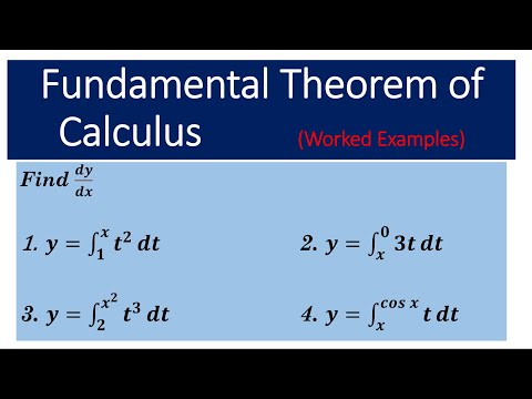 Fundamental Theorem of Calculus Parts 1&2