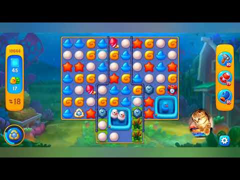 фишдом 2022 # 10644 уровень - прохождение без бустеров # Fishdom,  10644  level - no Boosters.