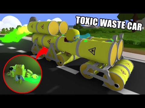 WE FOUND A SECRET TOXIC WASTE CAR in WOBBLY LIFE