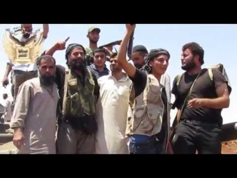 غنائم لواء سرايا النظام بعد السيطرة على أحد مقرات النظام في ريف إدلب ضمن معركة صدى الأنفال