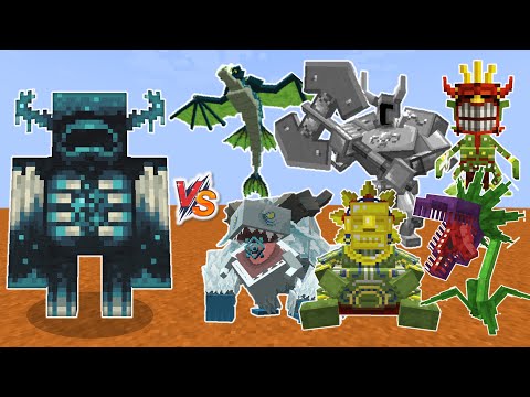 Warden vs Mowzie mobs - WARDEN vs FERROUS WROUGHTNAUT, NAGA, BARAKO THE SUN CHIEF, FROSTMAW