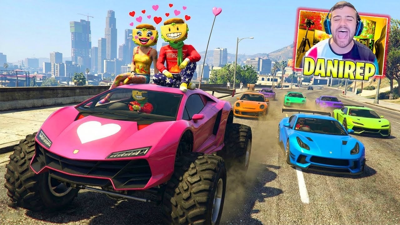 EL ÚLTIMO EXPLOTA CON COCHES ALEATORIOS! TE AMO!! - GTA 5 ONLINE