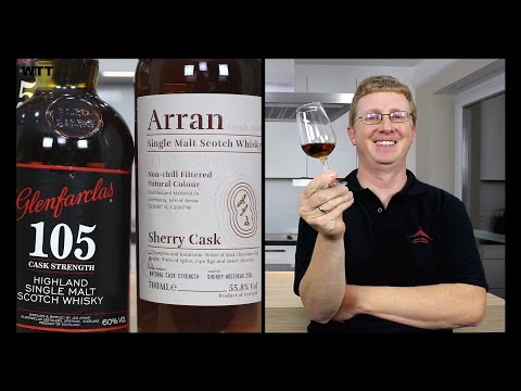 Arran - Sherry Cask - The Bodega 55,8 % Vol. vs. Glenfarclas - 105 Cask Strength 60 % Vol.