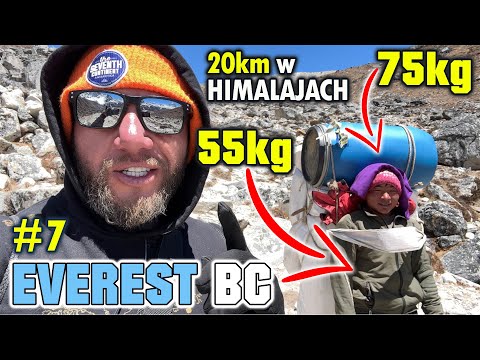 THE HARDEST JOB IN THE WORLD! Porter in the HIMALAYAS! They have no other choice… EVEREST BC (Nep...