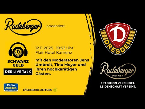 Schwarz-Gelb | Der Live-Talk aus dem Flair Hotel Kamenz