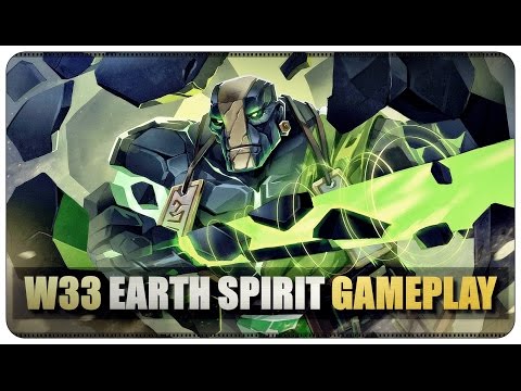 DOTA 2 - W33 Earth Spirit Gameplay