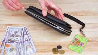 Гаманець шкіряний жіночий ST Leather 19292 чорний