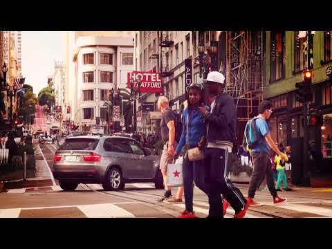 San Francisco Crowd USA. San Francisco Crowd USA City Transportation, People Walking, San Francisco.
