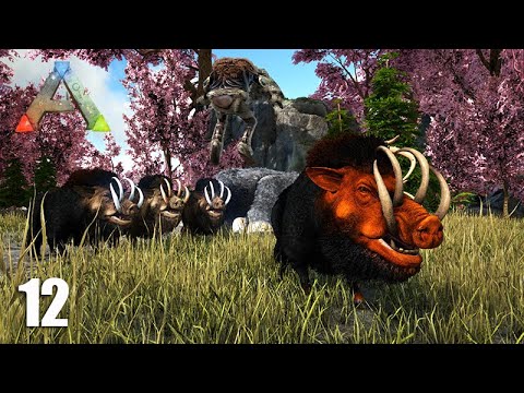 Domando um grupo de JAVALIS SELVAGENS e MAMUTES - Crystal Isles - #12