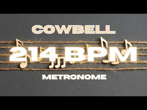 214 BPM - Cowbell Metronome