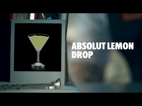 ABSOLUT LEMON DROP DRINK RECIPE - HOW TO MIX