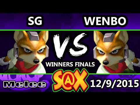 S@X 127 - SG (Fox) Vs. Wenbobular (Fox) SSBM Winners Finals - Smash Melee