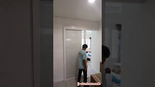 ชุดประตูบานเลื่อนแบบไร้ราง