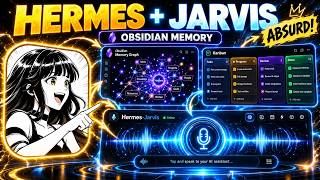 Hermes + Jarvis + Obsidian Memory is ABSURD!