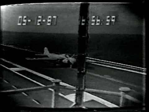 Grumman A-6 Intruder Carrier Landing Crash