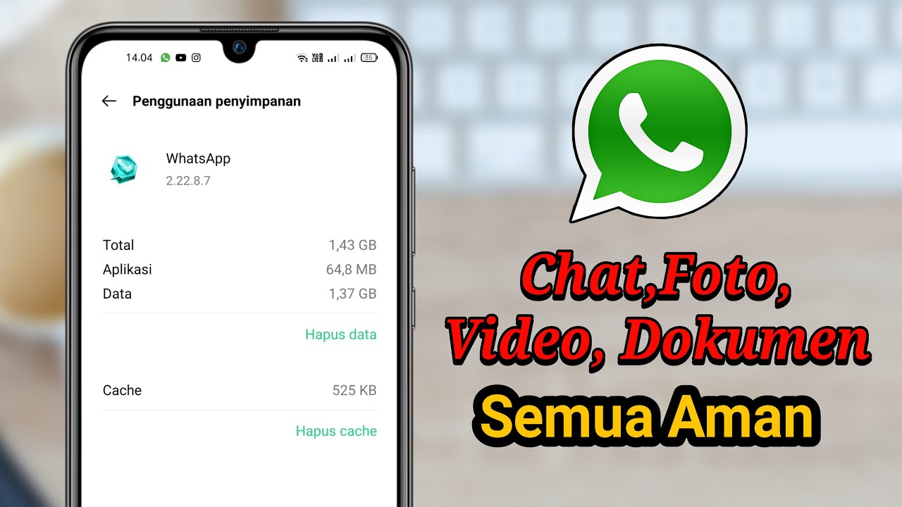 Cara Hapus Data Di WhatsApp Tanpa Hapus Chat,Foto,Dan Video