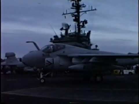 CV-66 USS America 1991-1992 Flight Deck Operations. Part 3 of 4.