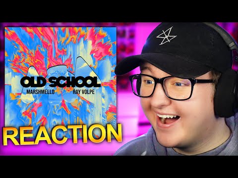 Marshmello & Ray Volpe - Old School *REACTION*
