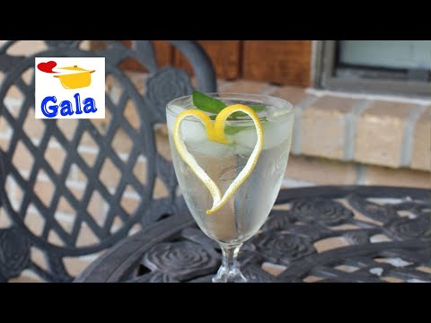 Easy Lemon Peel Garnish In The Shape Of Heart From Lemon Slice. Perfect Romantic Cocktail Garnish!