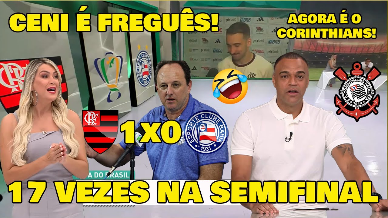 ROGÉRIO CENI É MUITO FREGUÊS! FLAMENGO É O GRANDE FAVORITO A CONQUISTA DA COPA DO BRASIL?