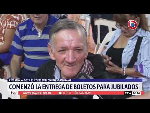 Comenzó la entrega del boleto gratuito para jubilados en Tucumán