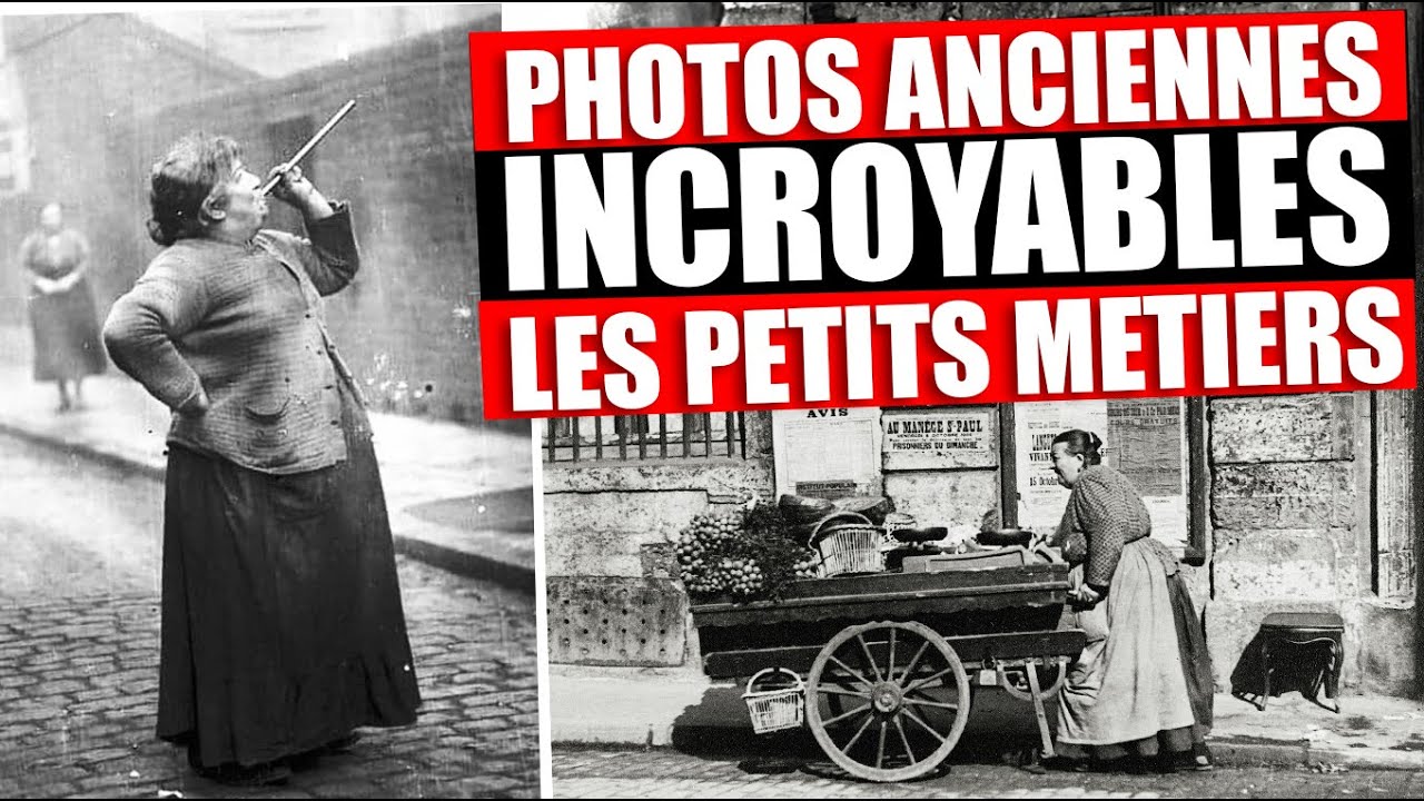 Photos historiques rares - Les petits métiers de Paris