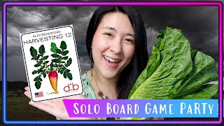 Harvesting 12 | Solo Board Game PaRTy!!! (Playthrough and Review/ Tutorial, yup!) 🥬