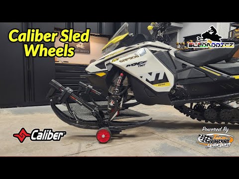 Caliber Front Sled Wheels | Roll Your Snowmobile Around Easily | Install and Demo