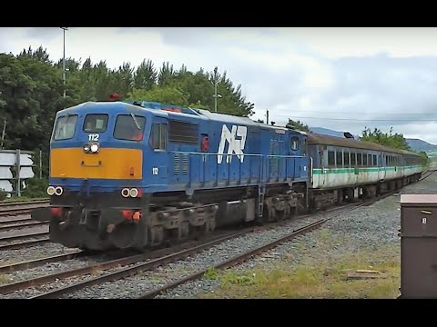 NIR 111 class loco No. 112 on a Gatwick Transfer @ Dundalk, Co. Louth