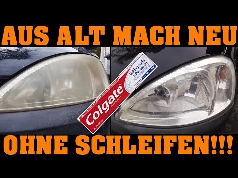 , title : 'Colgate macht nicht nur deine Zähne weiß! | Scheinwerfer aufbereiten mit Zahnpasta!!!'