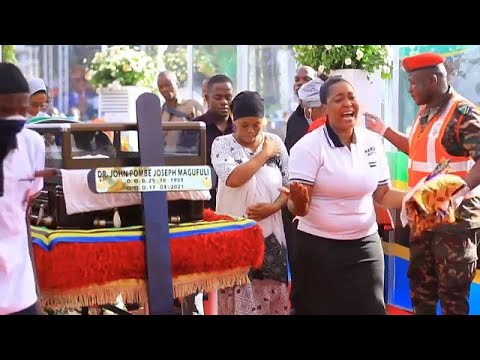 John Magufuli: Tanzanians pay last respects to late leader